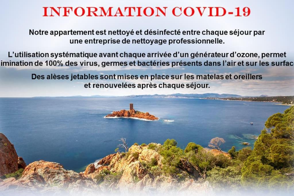 Port-Frejus, Le Paladien, Appartement 2 Pieces Climatise, Terrasse & Parking Exterior foto