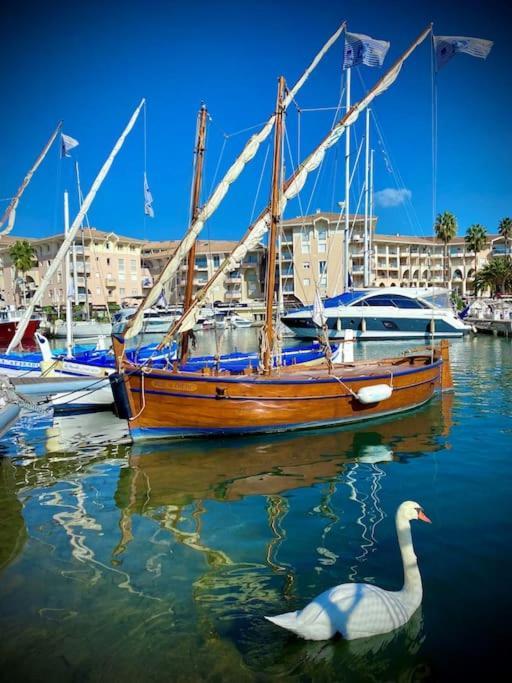 Port-Frejus, Le Paladien, Appartement 2 Pieces Climatise, Terrasse & Parking Exterior foto